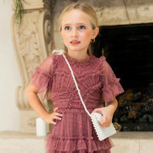 Mini Maxi Whimsical Dress In Mulberry